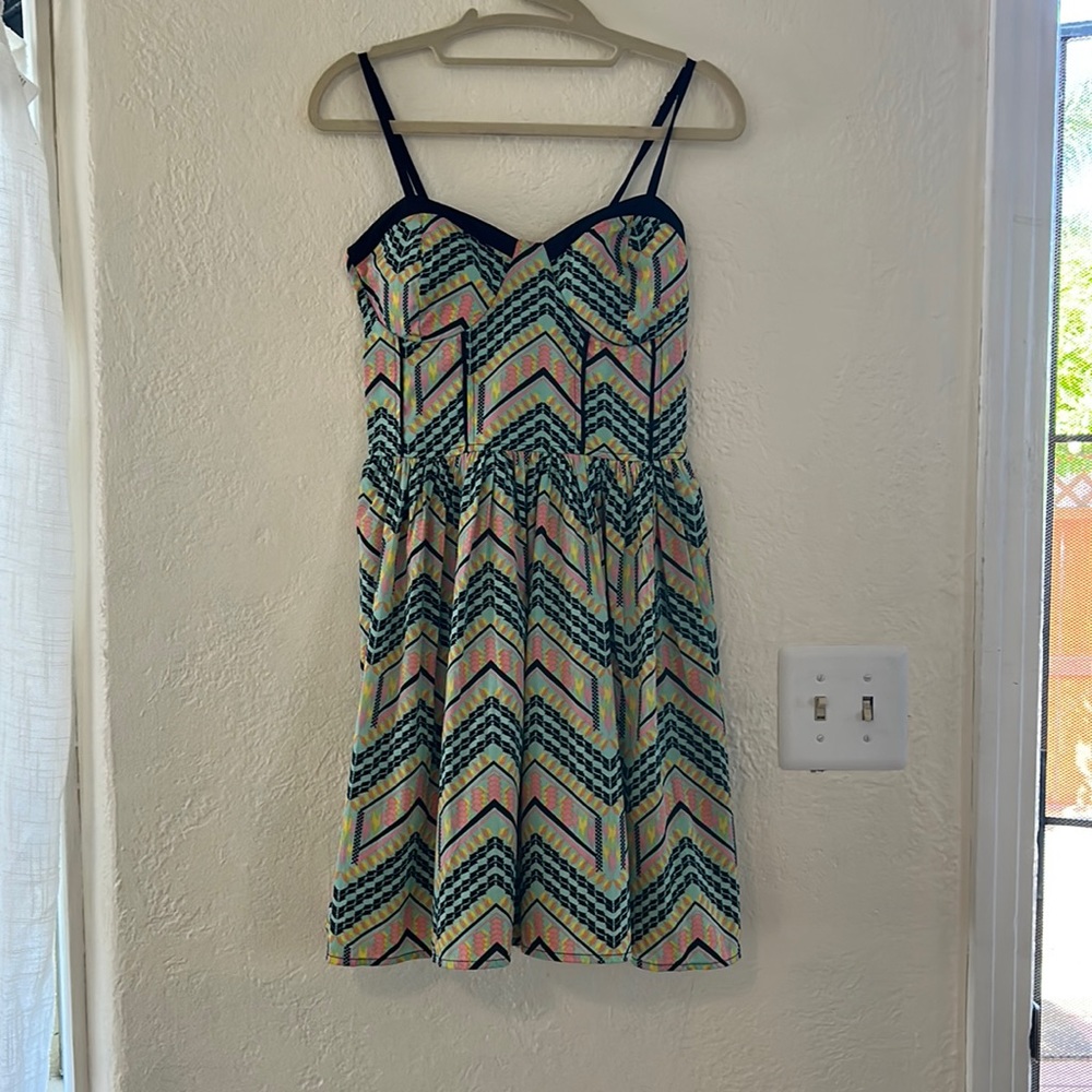 American Rag Cie Padded Bust Dress Spaghetti Strap